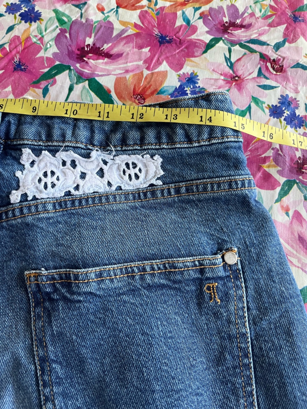 Anthropologie Pilcro Crafted Classic Denim Bermuda Shorts - Picture 9 of 10